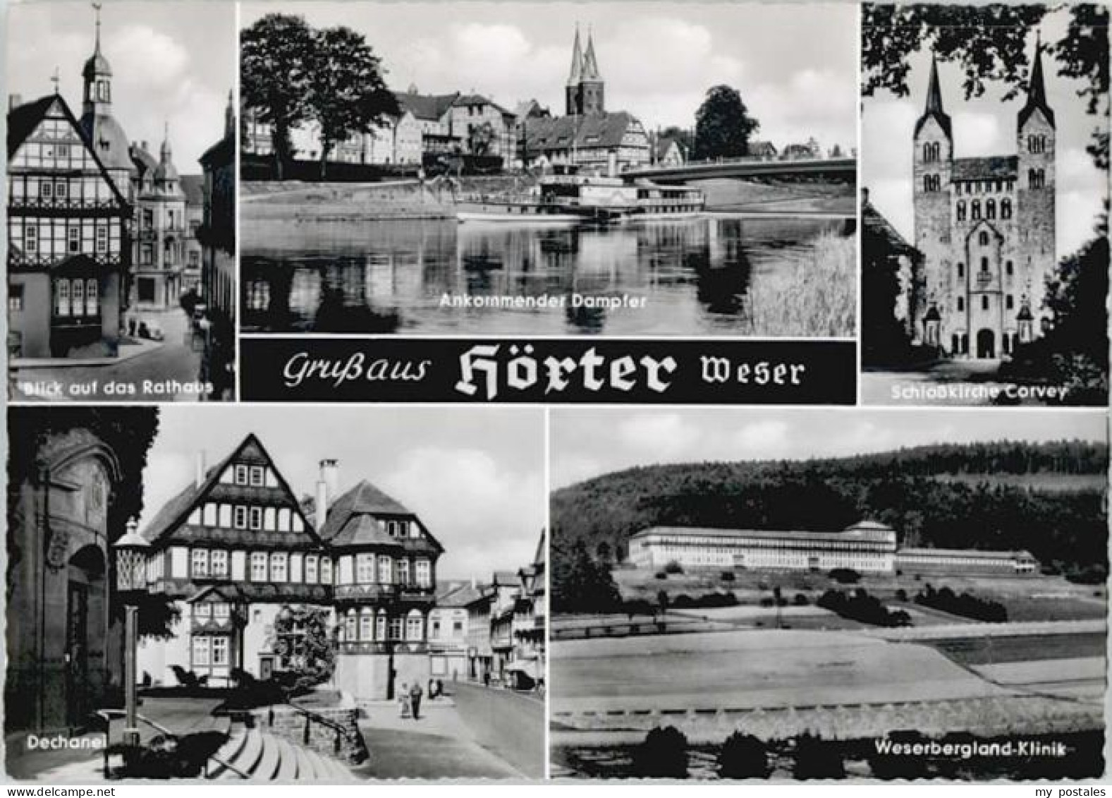 Hoexter Weser Hoexter Schlosskirche Corvey Rathaus Dechanei