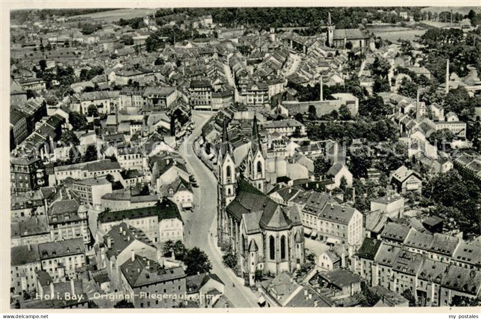 Hof Saale Fliegeraufnahme