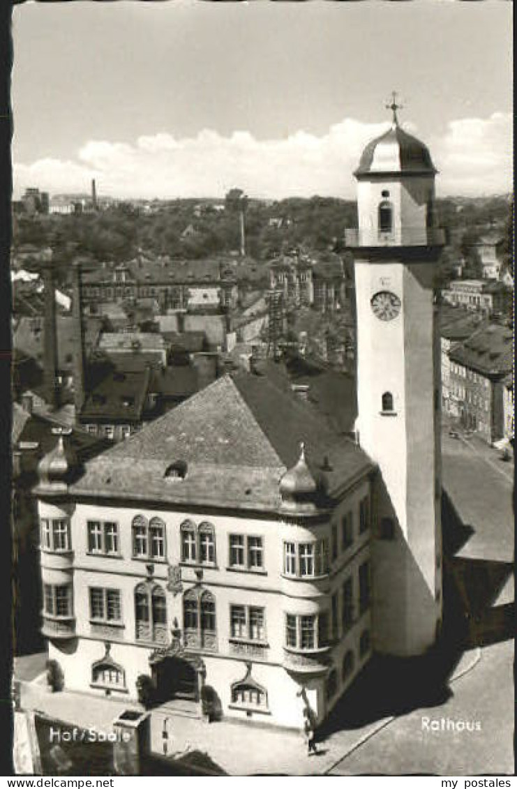 Hof Saale Hof / Saale Rathaus x 1963