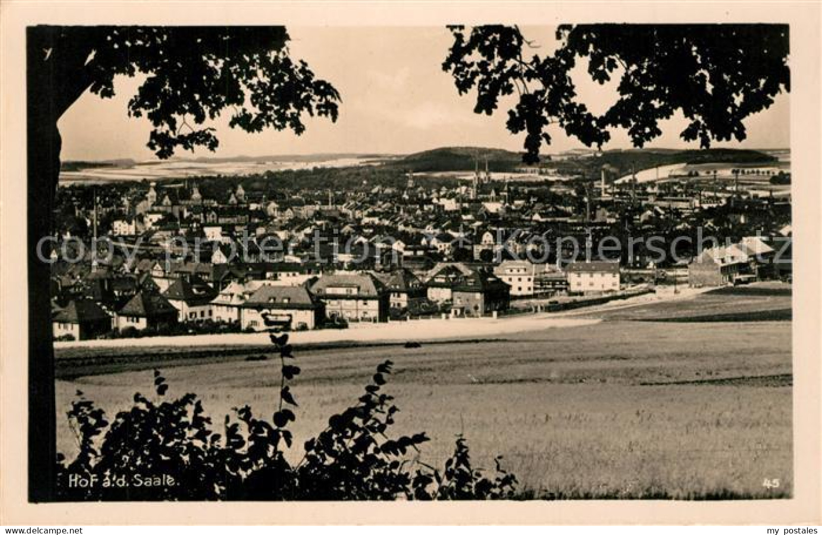 Hof Saale Panorama
