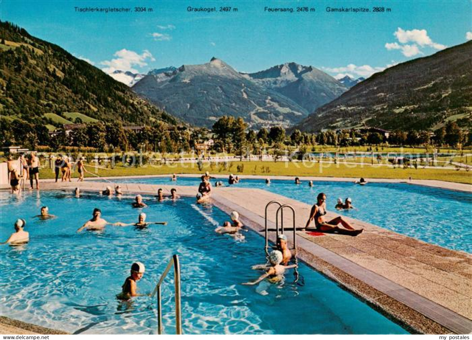 Hofgastein Bad AT Alpenthermalbad Hofgastein Thermalbecken Schleuse