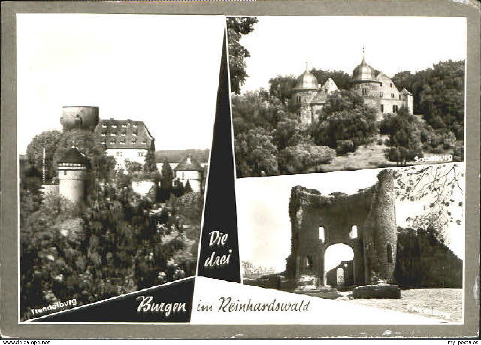 Hofgeismar gestempelt Hofgeismar Trendelburg Sababurg Krukenburg x 1965