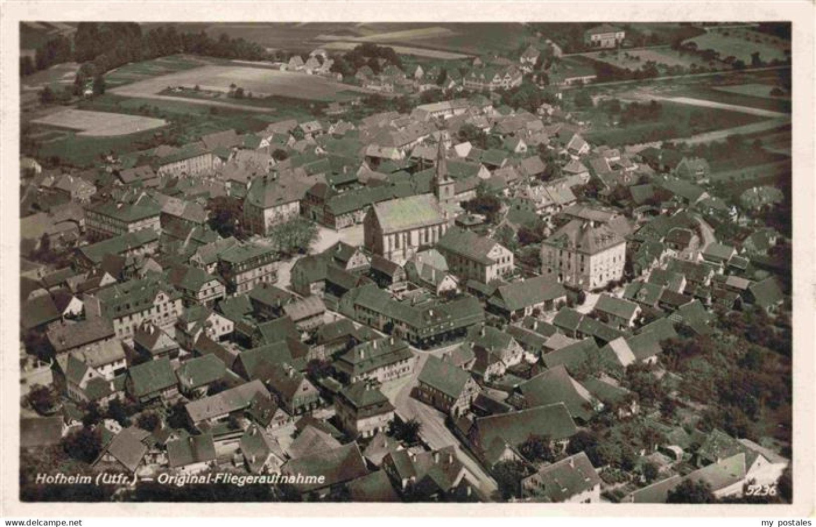 Hofheim Unterfranken Fliegeraufnahme