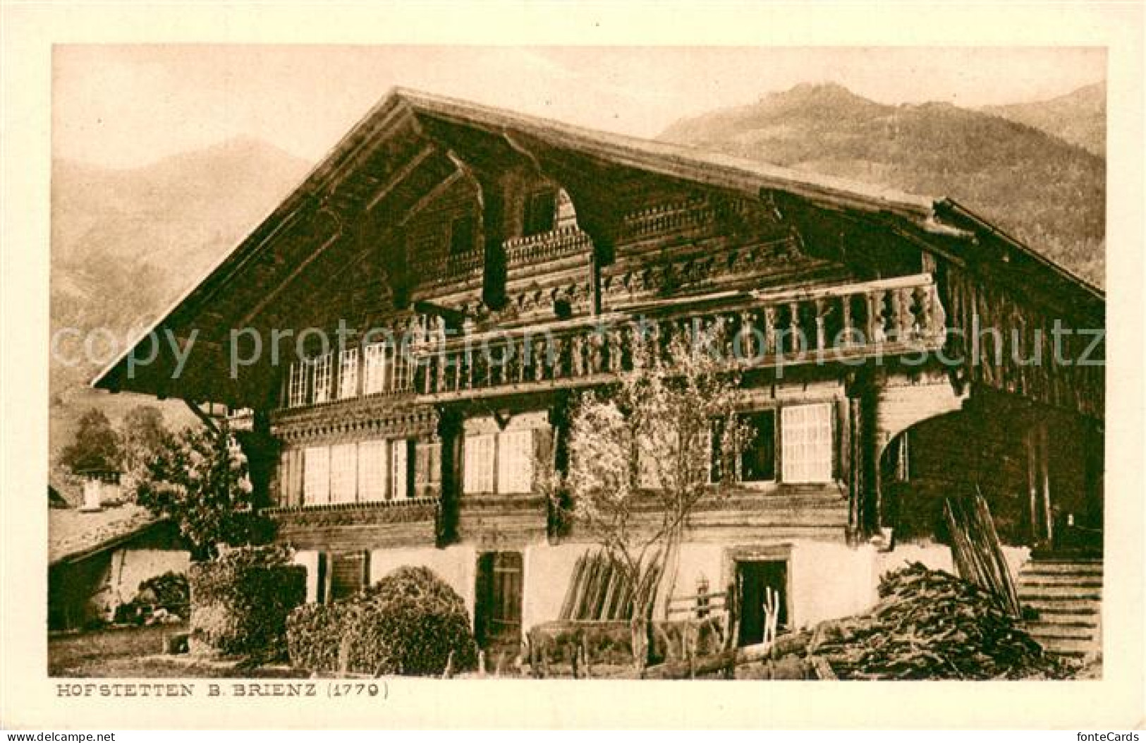 Hofstetten Brienz BE Berner Bauernhaus