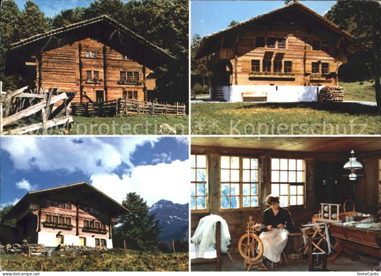 Hofstetten Brienz Freilichtmuseum Ballenberg Bergbauernhaus Adelboden Haus von M