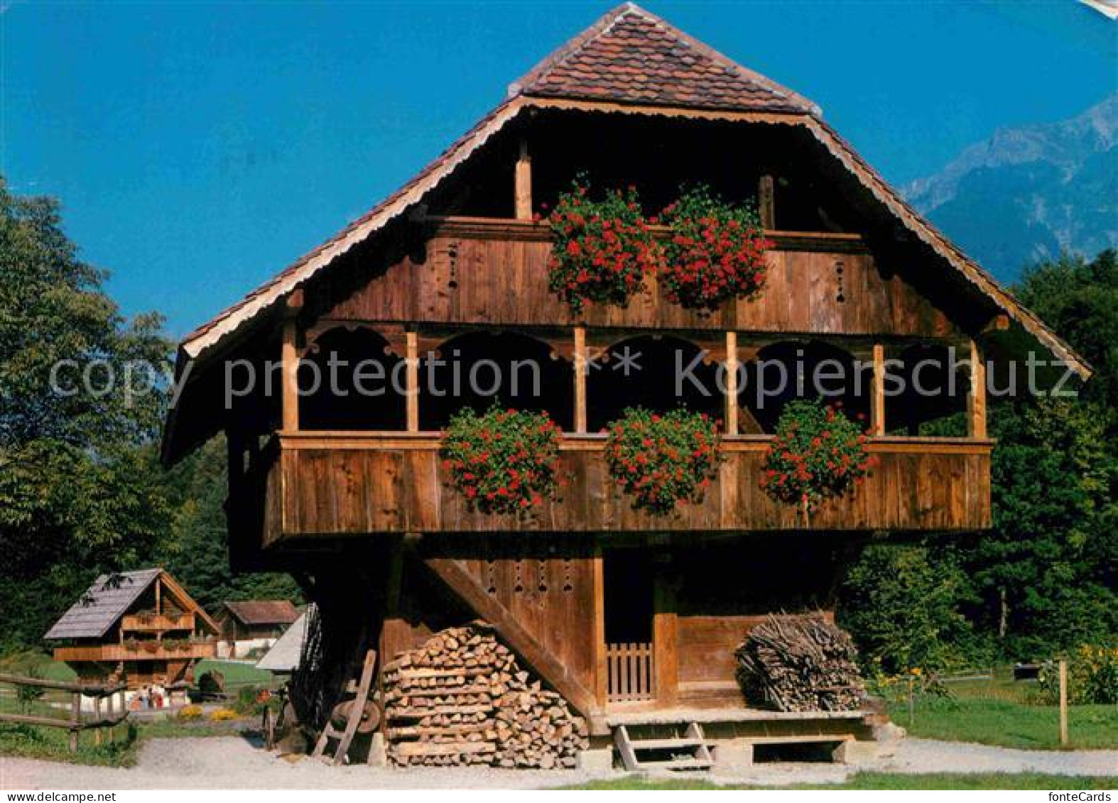 Hofstetten Brienz Freilichtmuseum Ballenberg Speicher von Ostermundigen