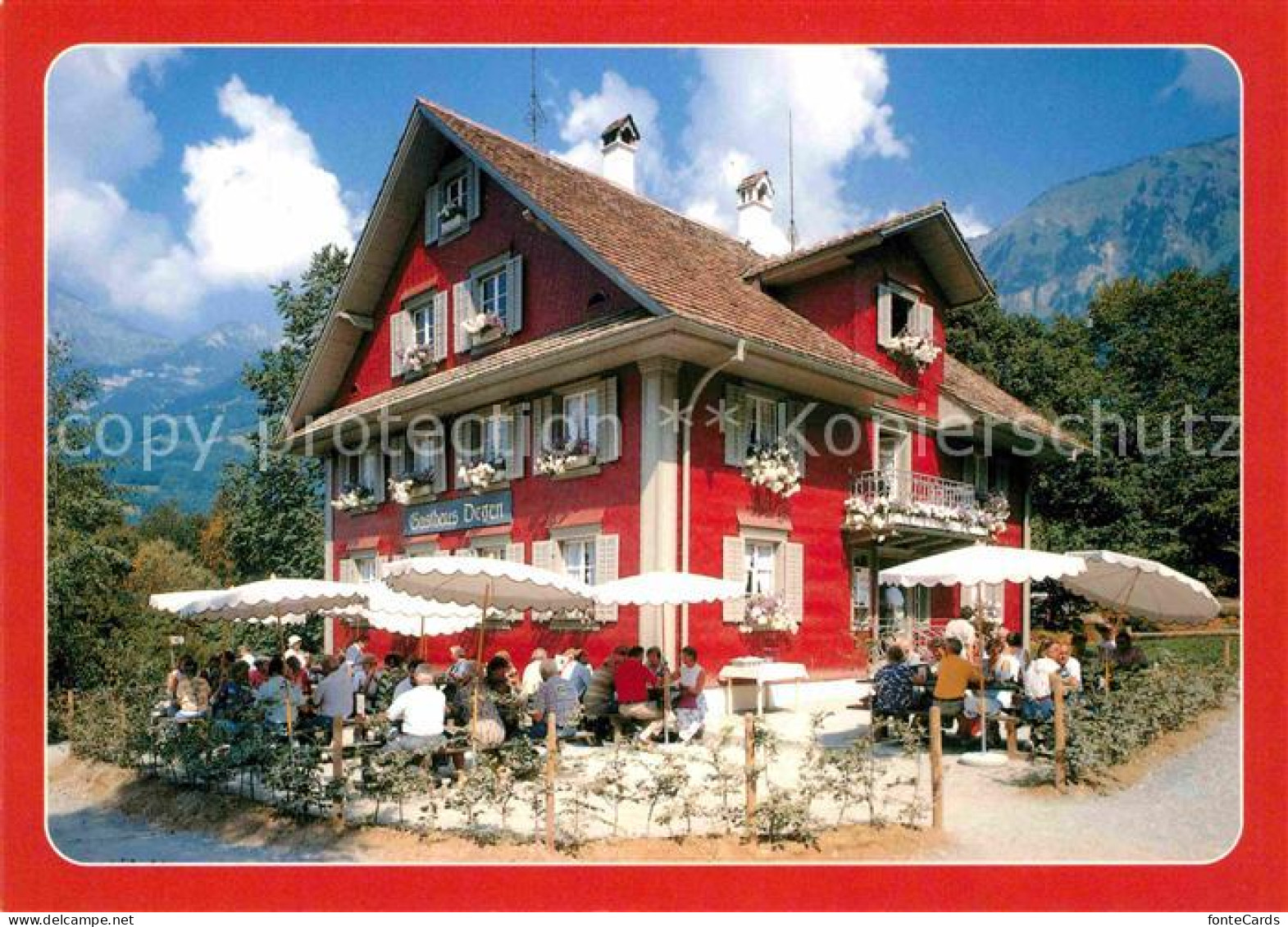 Hofstetten Brienz Freilichtmuseum Ballender Gasthaus Degen
