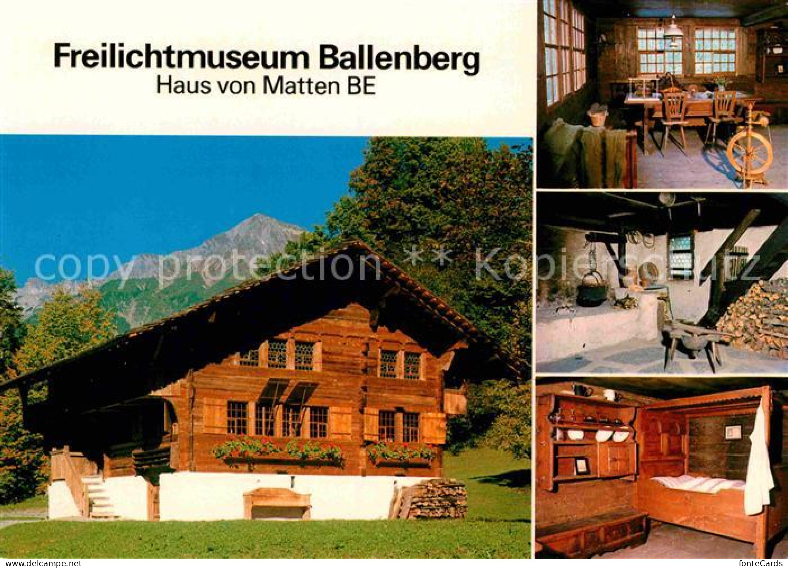 Hofstetten Brienz Haus von Matten Freilichtmuseum Ballenberg