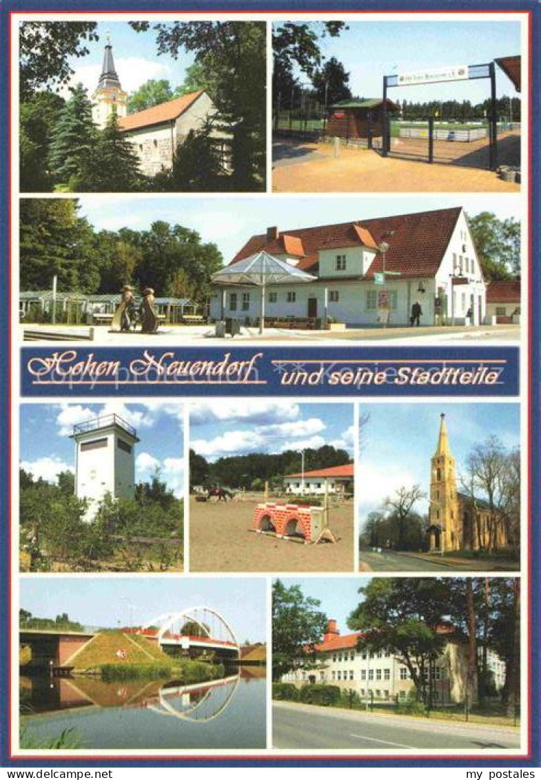 Hohen Neuendorf Oberhavel Brandenburg Kirche-Stolpe Bahnhof Grenzturm-Bergfelde