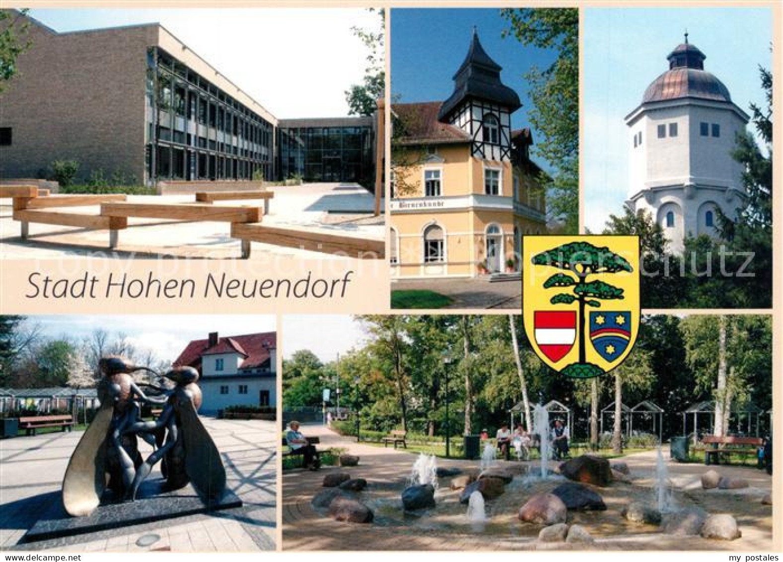 Hohen Neuendorf Plusenergieschule Laenderinstitut fuer Bienenkunde Wasserturm Bi