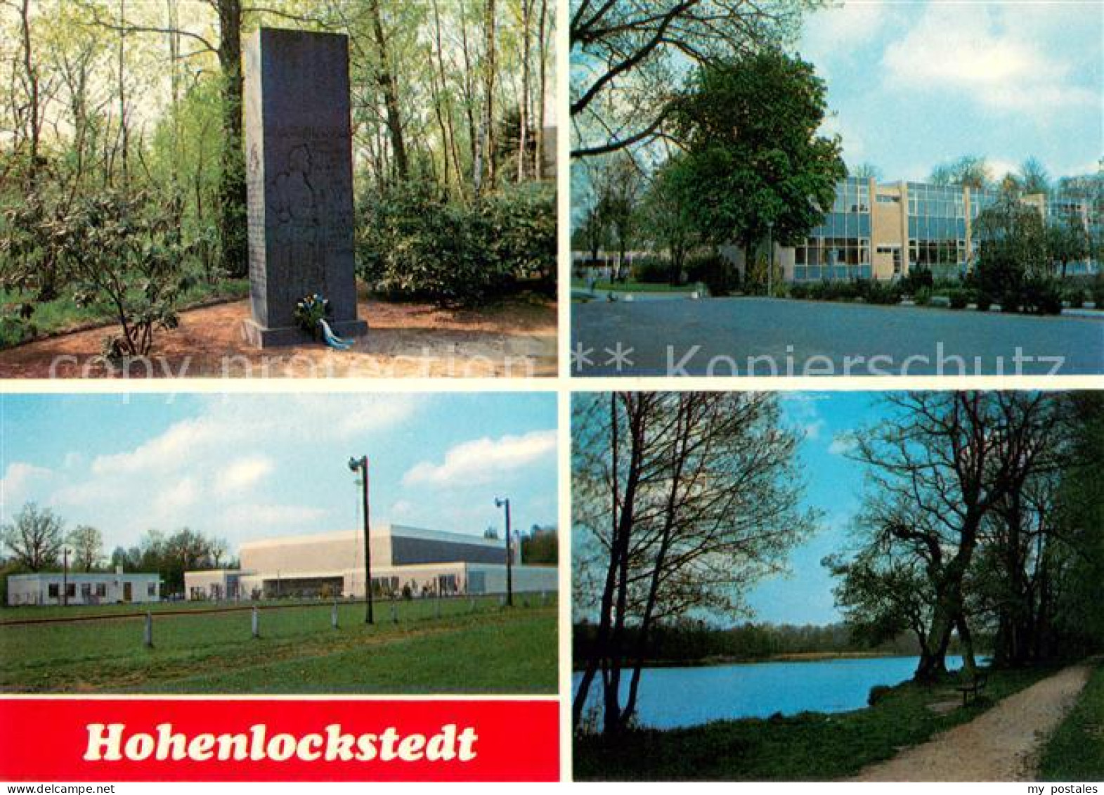 Hohenlockstedt Finnisches Ehrenmal Schule Industriegebaeude