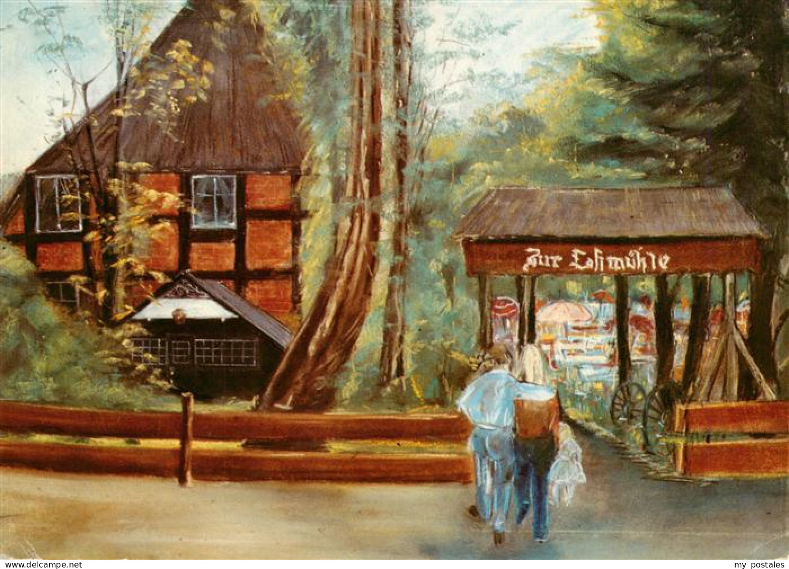 Hohenlockstedt Restaurant Cafe Zur Lohmuehle Gemaelde