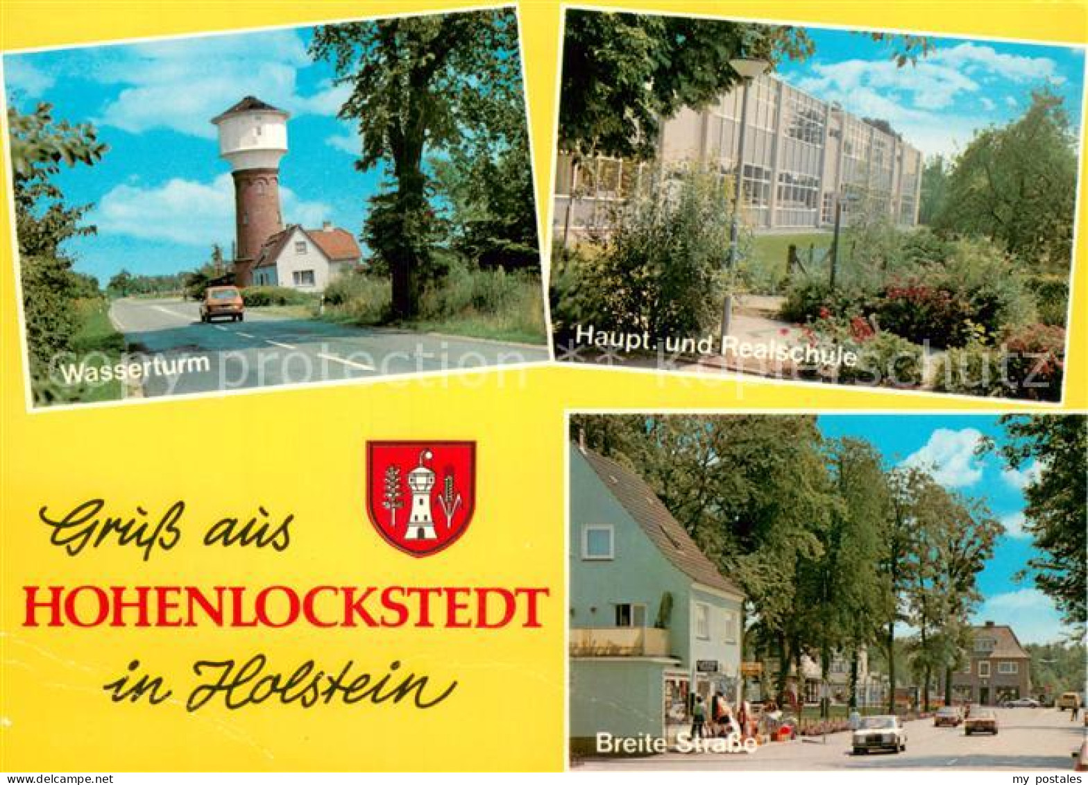 Hohenlockstedt Wasserturm Schule Breite Strasse