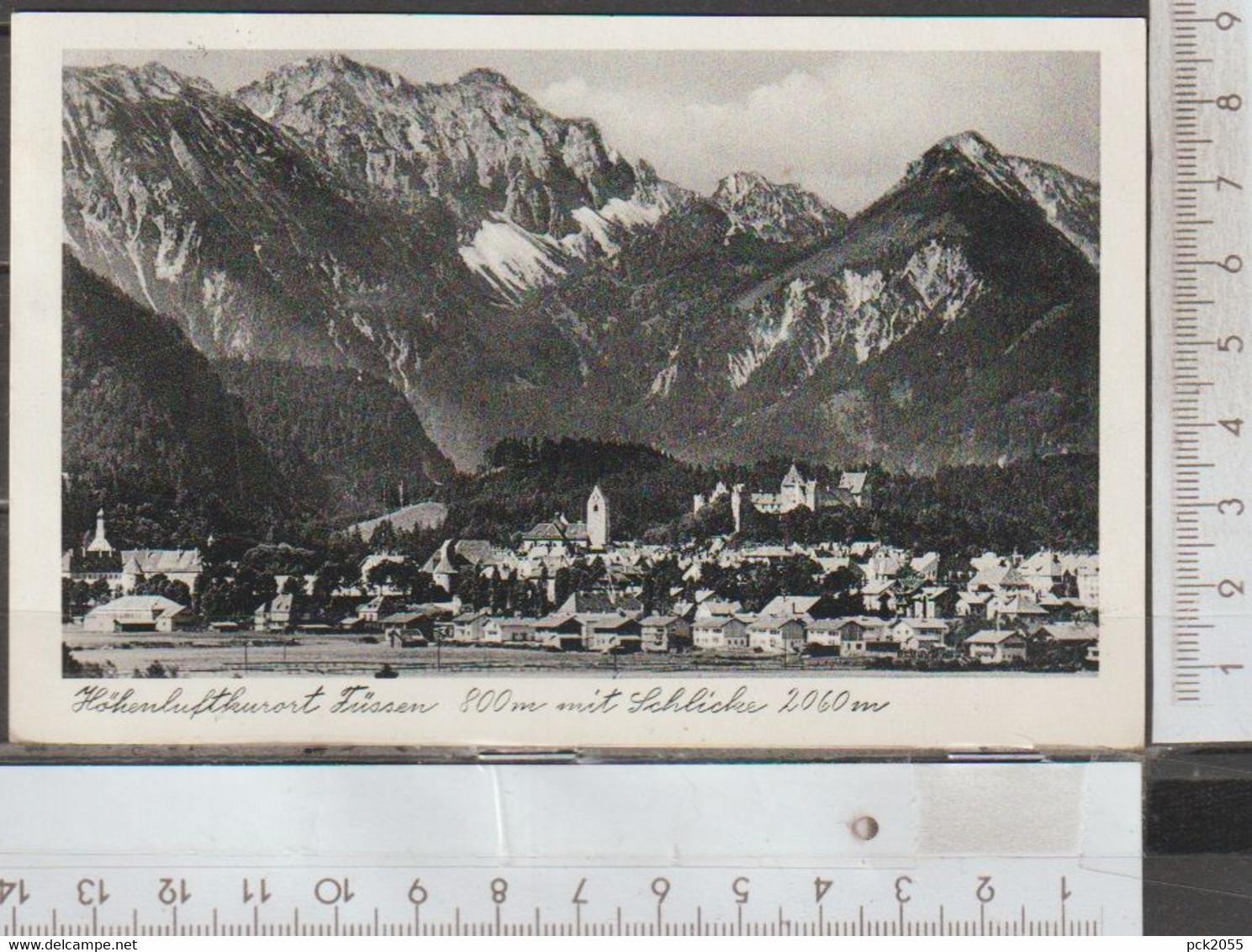 Höhenluftkurort Füssen  gelaufen ( AK 2544 )