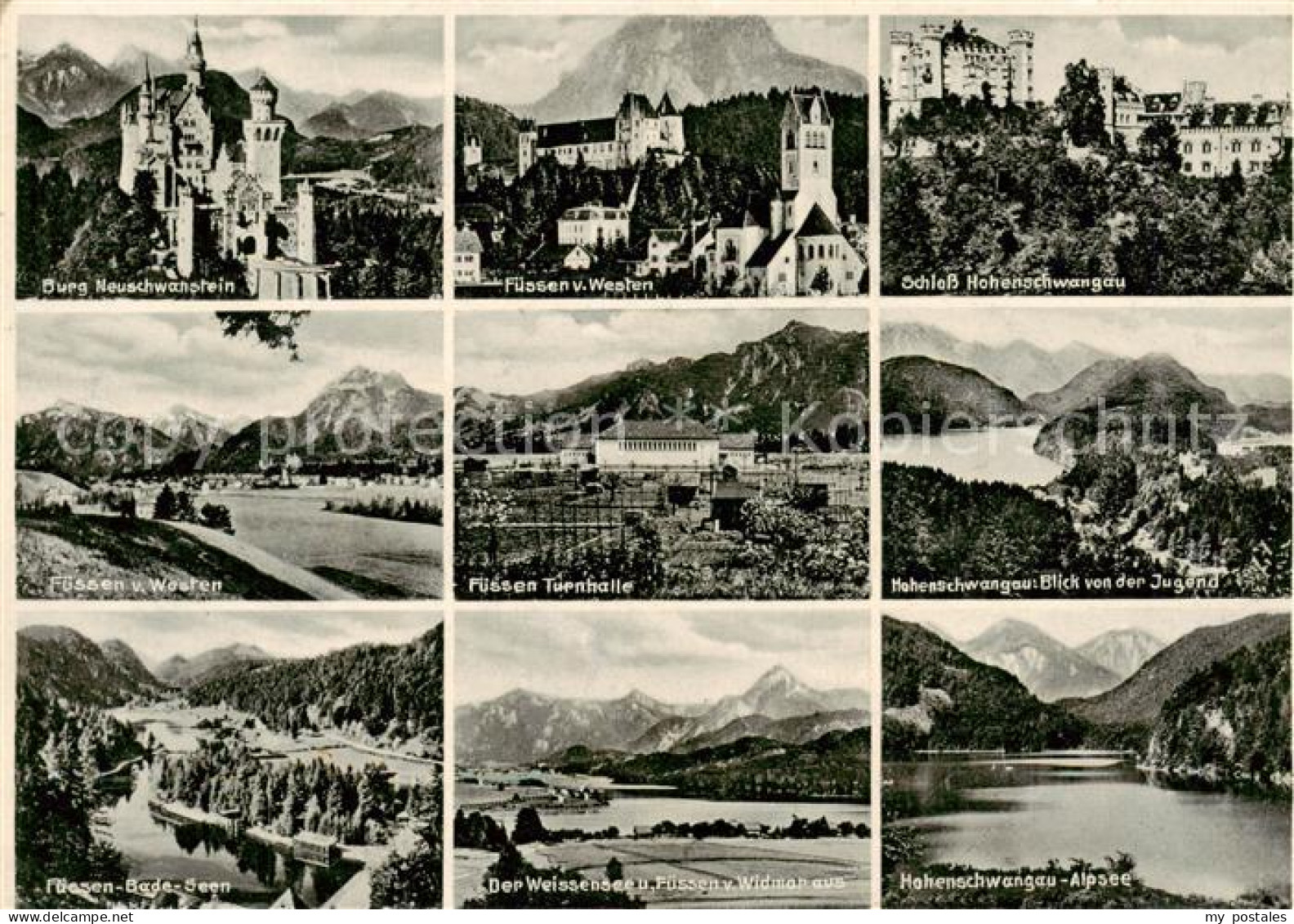 Hohenschwangau Burg Neuschwanstein Fuessen Schloss Hohenschwangau Fuessen Turnha