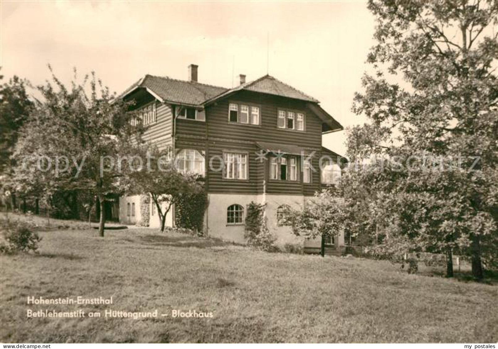 Hohenstein-Ernstthal Bethlehemstift am Huettengrund Blockhaus