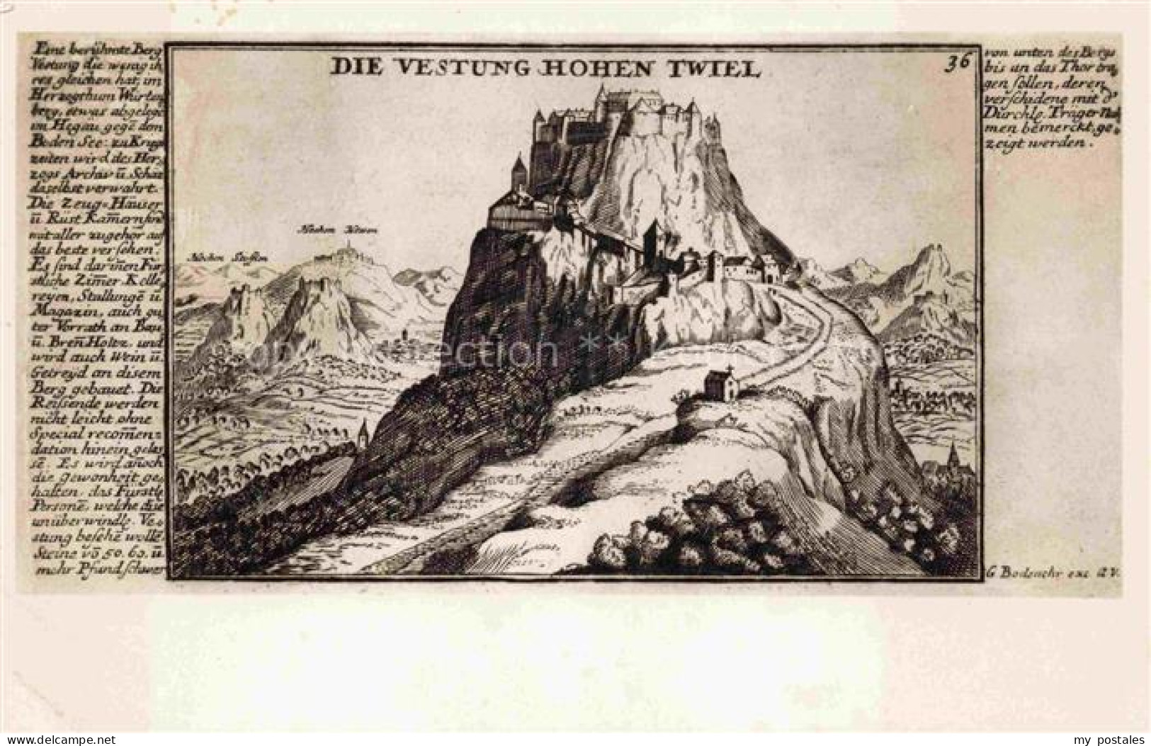 Hohentwiel Singen BW Vestung Hohentwiel