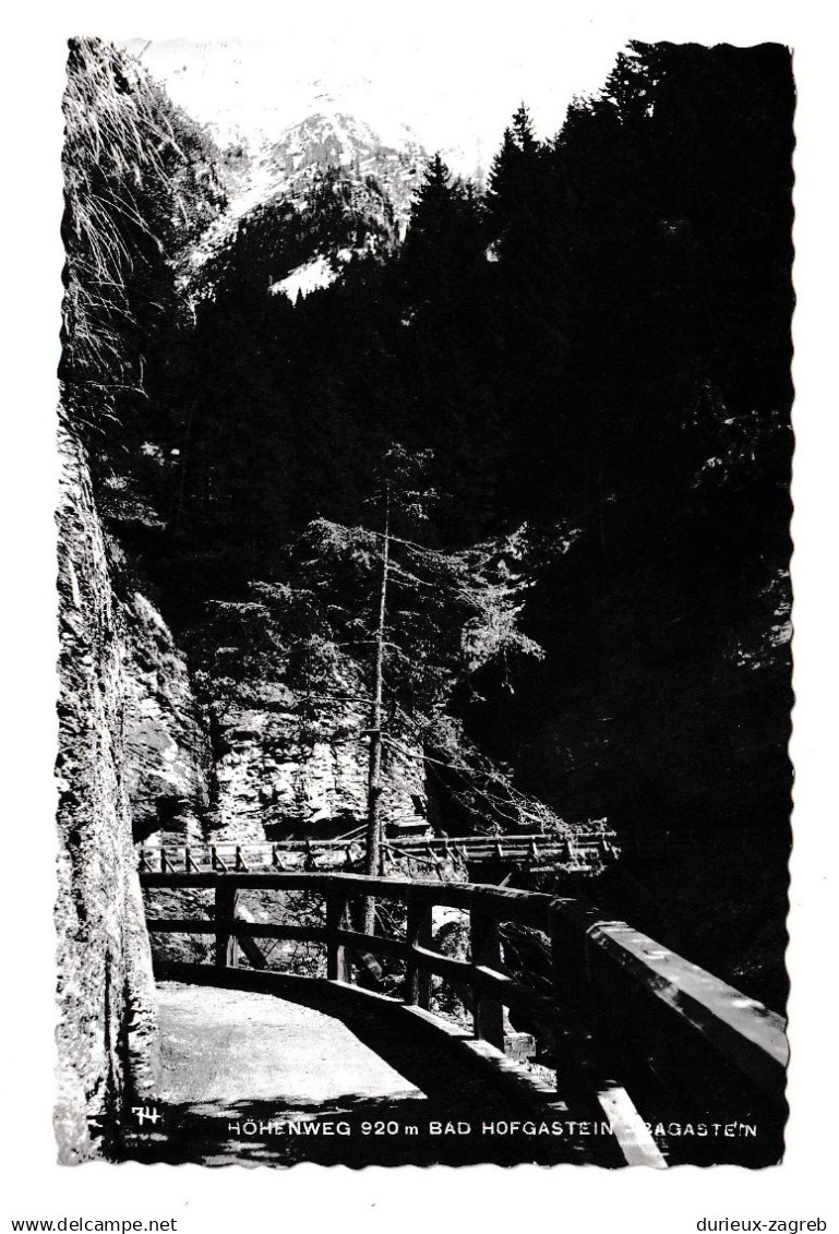 Höhenweg nach Bad Hofgastein, old postcard posted b250610