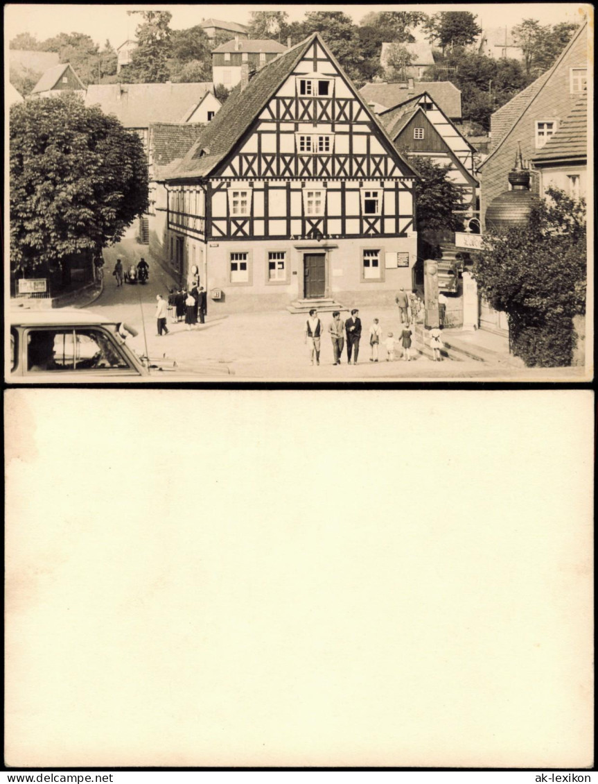 Hohnstein Sächs. Schweiz Haselhuhns Fremdenhof Straßenpartie Apotheke 1940 Foto