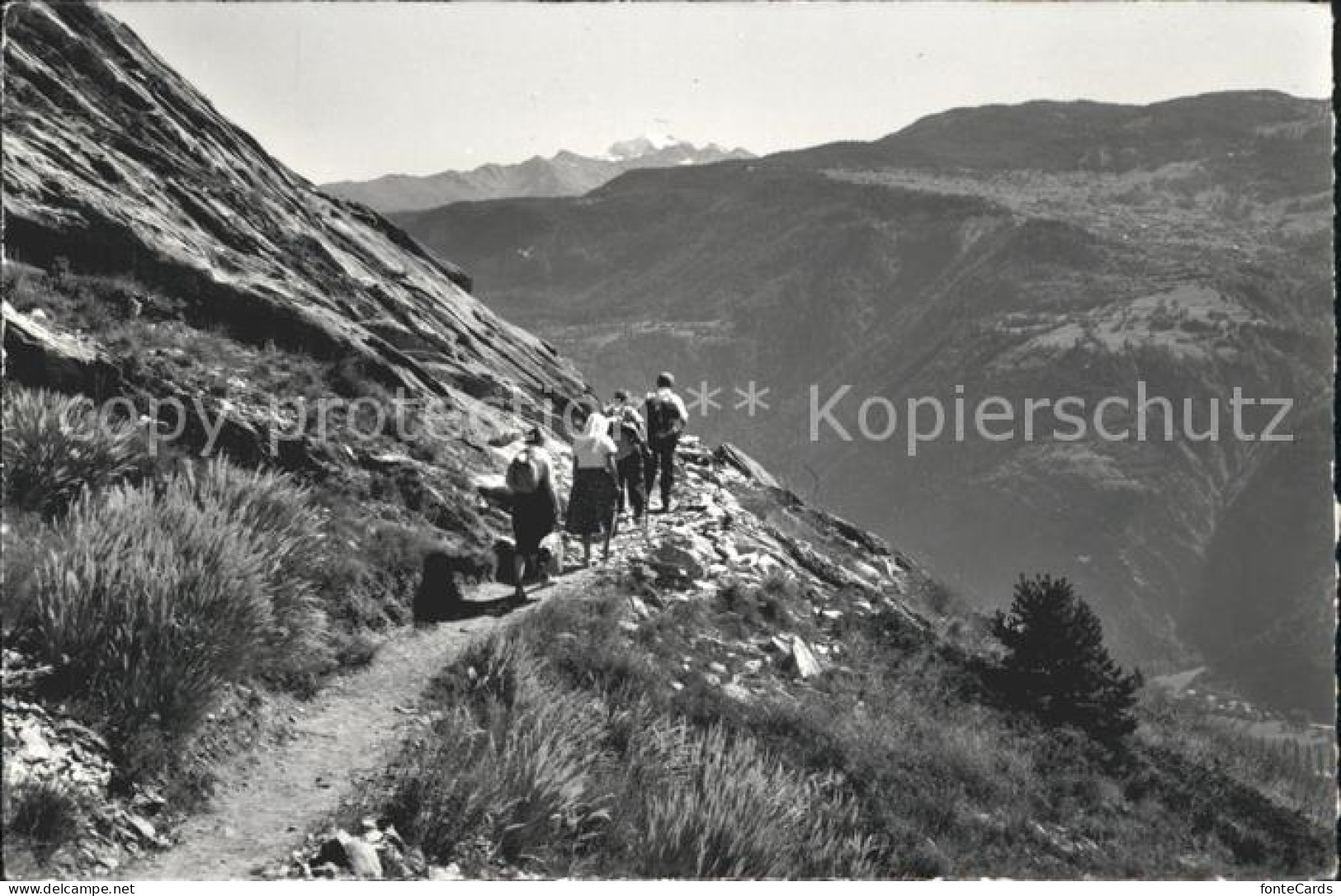Hohtenn Ausserberg Hoeheweg Loetschberg Suedrampe