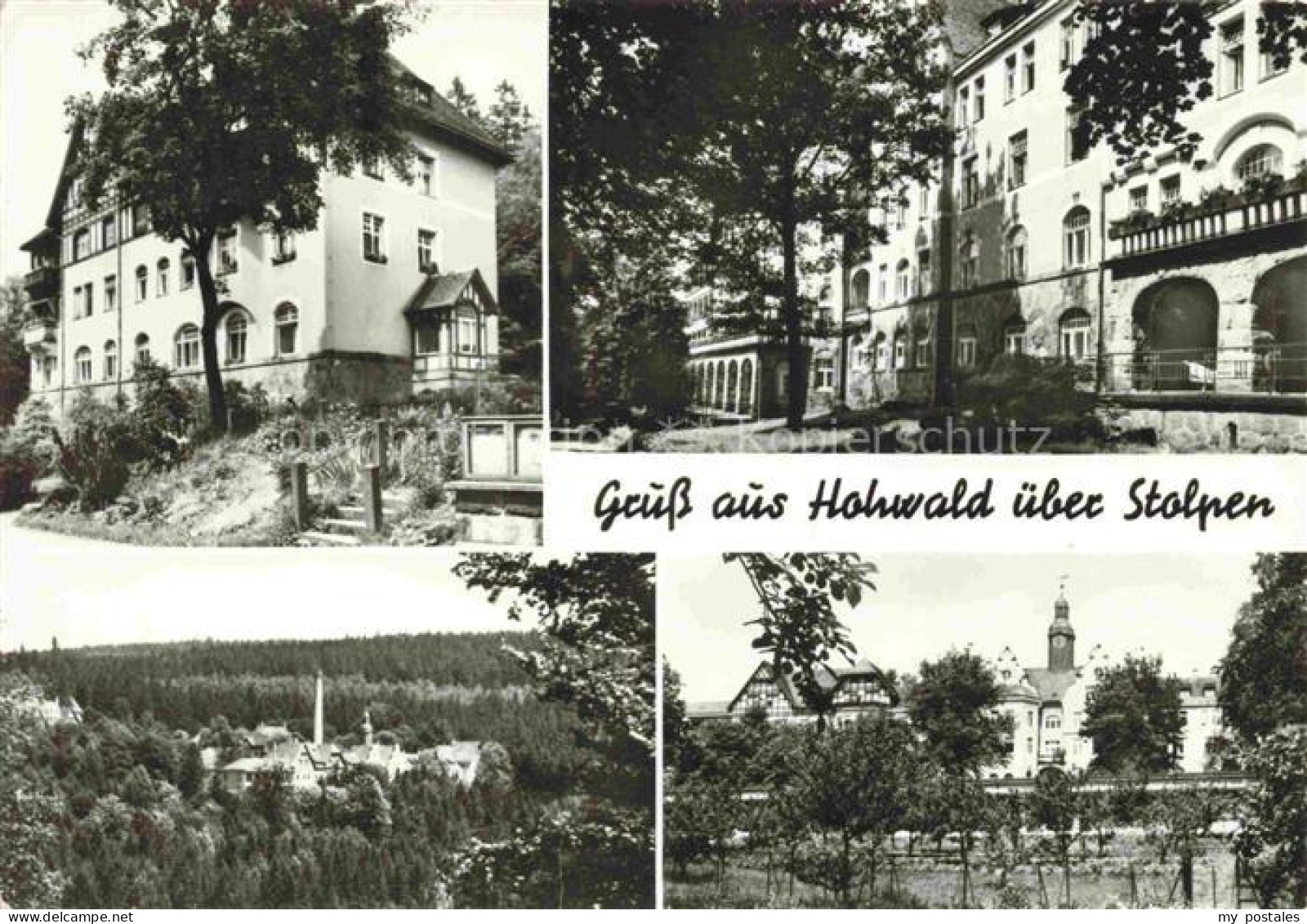Hohwald Neustadt Stolpen Sachsen Teilansichten Panorama