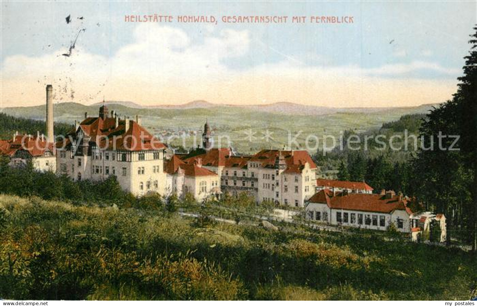 Hohwald Sachsen Heilst?tte mit Fernblick