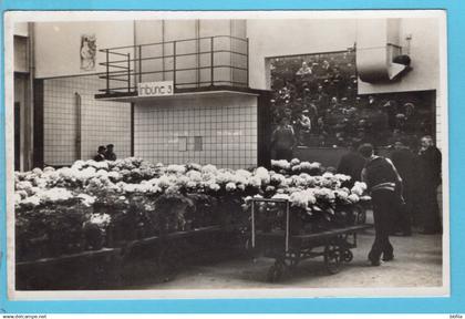 NEDERLAND prentbriefkaart Bloemenwagentjes naar de Veil klok 1940 Aalsmeer - Amstelveen