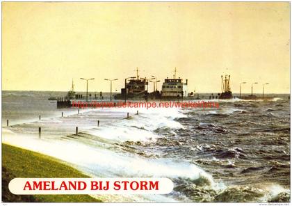 Ameland bij storm