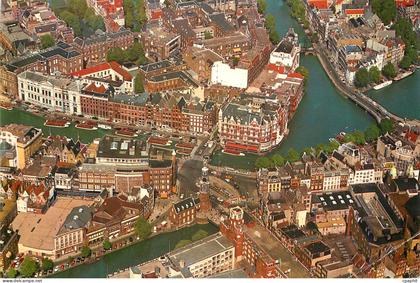CPA Amsterdam Holland Vue aerienne de la Tour de la Monnaie et de la Place de la Monnaie