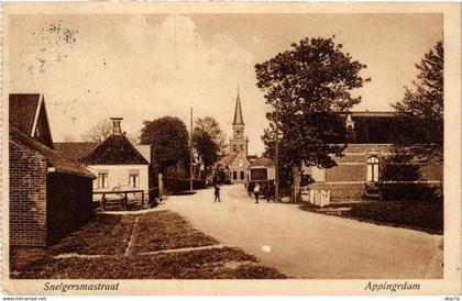 CPA APPINGEDAM Snelgersmastraat NETHERLANDS (706195)