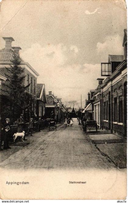 CPA APPINGEDAM Stationsweg NETHERLANDS (706200)