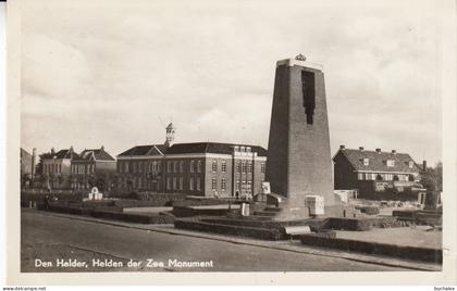 AK 1956 DEN HELDER, Helden der Zee Monument - gelaufen