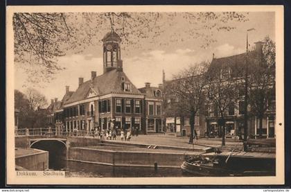 AK Dokkum, Stadhuis, Blick zum Rathaus