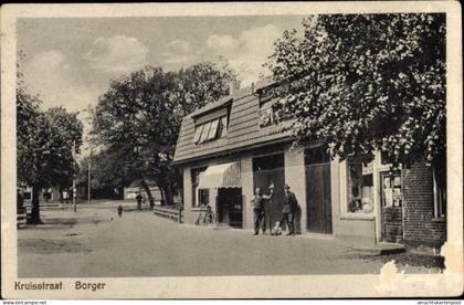 CPA Borger Odoorn Drenthe Niederlande, Kruisstraat