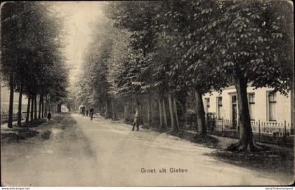 CPA Gieten Drenthe Niederlande, Straßenpartie