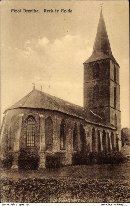CPA Rolde Drenthe Niederlande, Kerk te Rolde