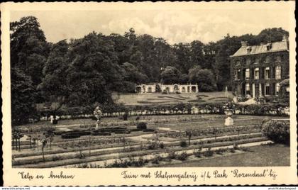 CPA Velp Rheden Gelderland Niederlande, Tuin met Schelpengalerij, Park Rozendaal