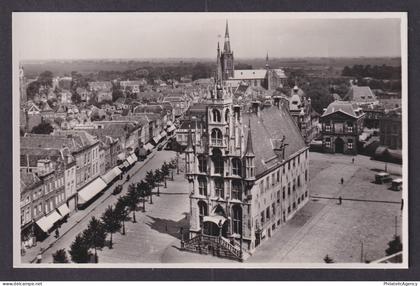 Vintage Postcard Netherlands Gouda Town Hall