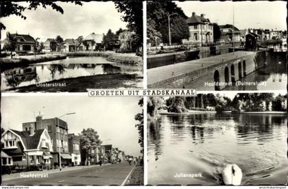 CPA Stadskanaal Groningen, Julianapark, Schwan, Hoofdstraat, Buinersluis