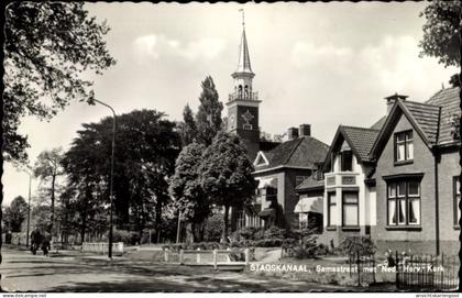 CPA Stadskanaal Groningen, Semsstraat met Ned. Herv. Kerk