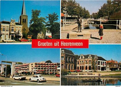 Pays-Bas - Nederland - Heerenveen - Multivues - Automobiles - CPM - Voir Scans Recto-Verso