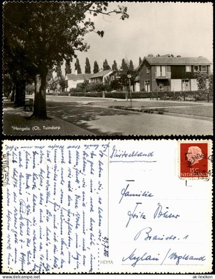 Postkaart Hengelo Tuindorp - Straßenpartie 1966