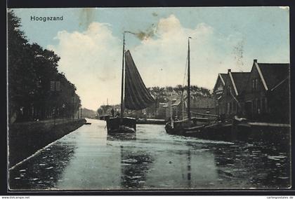 AK Hoogezand, Panorama mit Segelbooten