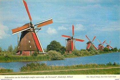 CPM Kinderdijk Holland Drainage mills of the Kinderdijk complex polder The Overwaard Moulin a vent