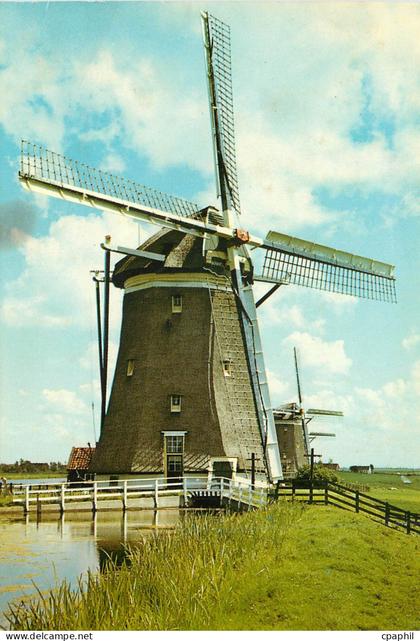CPM Leidschendam Holland Stepwise pumping mills of the Driemanspolder Moulin a vent
