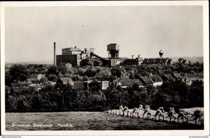 CPA Brunssum Limburg Niederlande, Staatsmijn Hendrik, Kohlenmine
