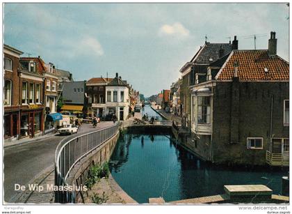Maassluis old postcard travelled 1971 bb160201