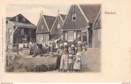 Nederland - MARKEN (NH) Kinderen - Uitg. J.H. Schaefer A 44