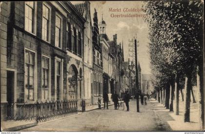 CPA Geertruidenberg Nordbrabant Niederlande, Markt