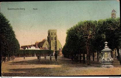 CPA Geertruidenberg Nordbrabant Niederlande, Markt